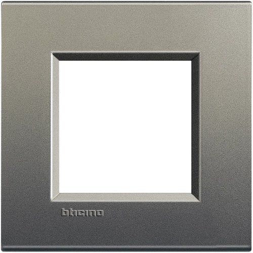 Рамка прямоугольная Legrand BTicino LivingLight 2 мод Серый шелк  картинка